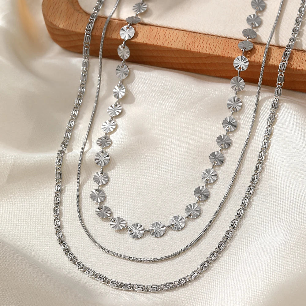 Collier Tendance en Acier Inoxydable : L'Élégance Bohème