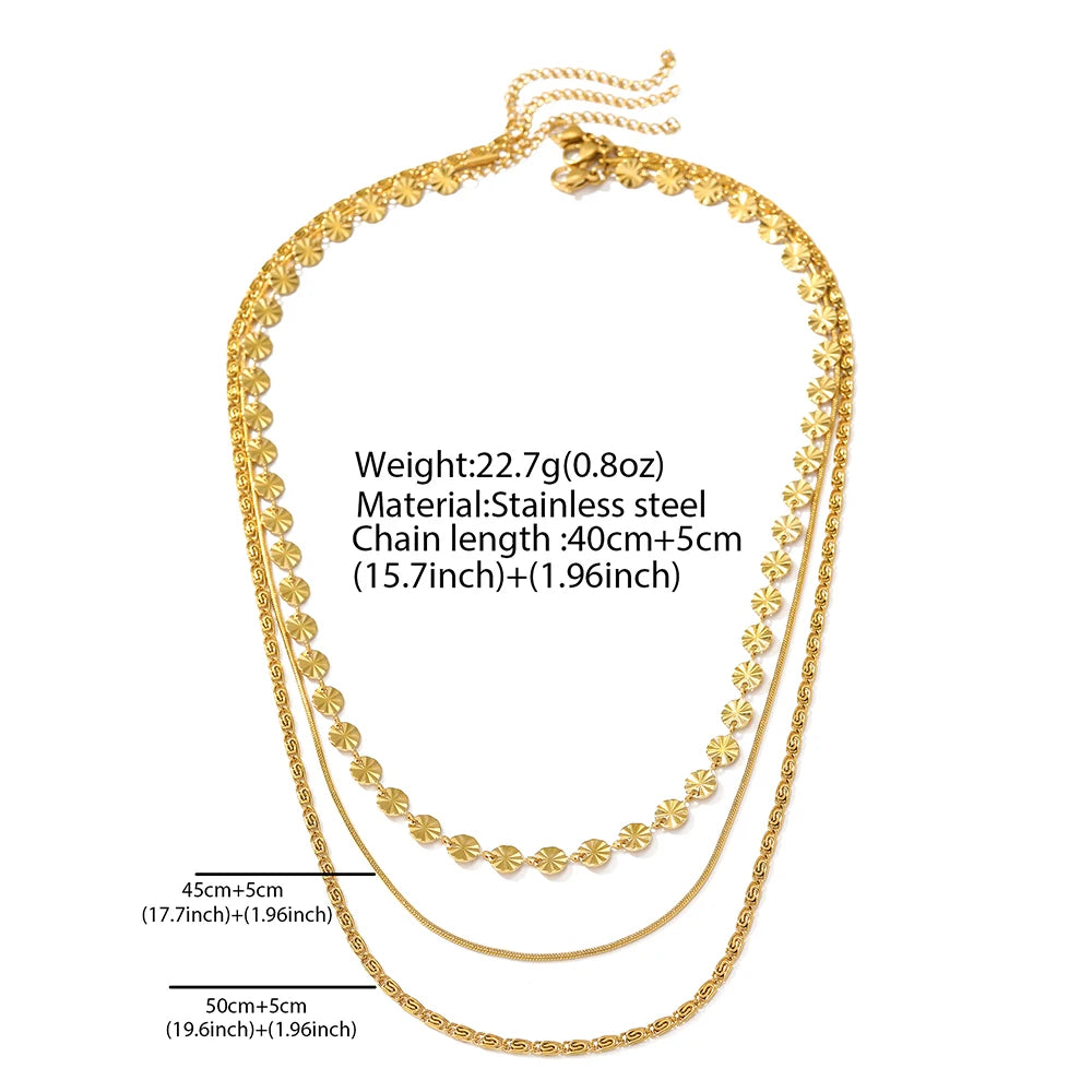 Détail du collier ras-du-cou bohème en acier inoxydable