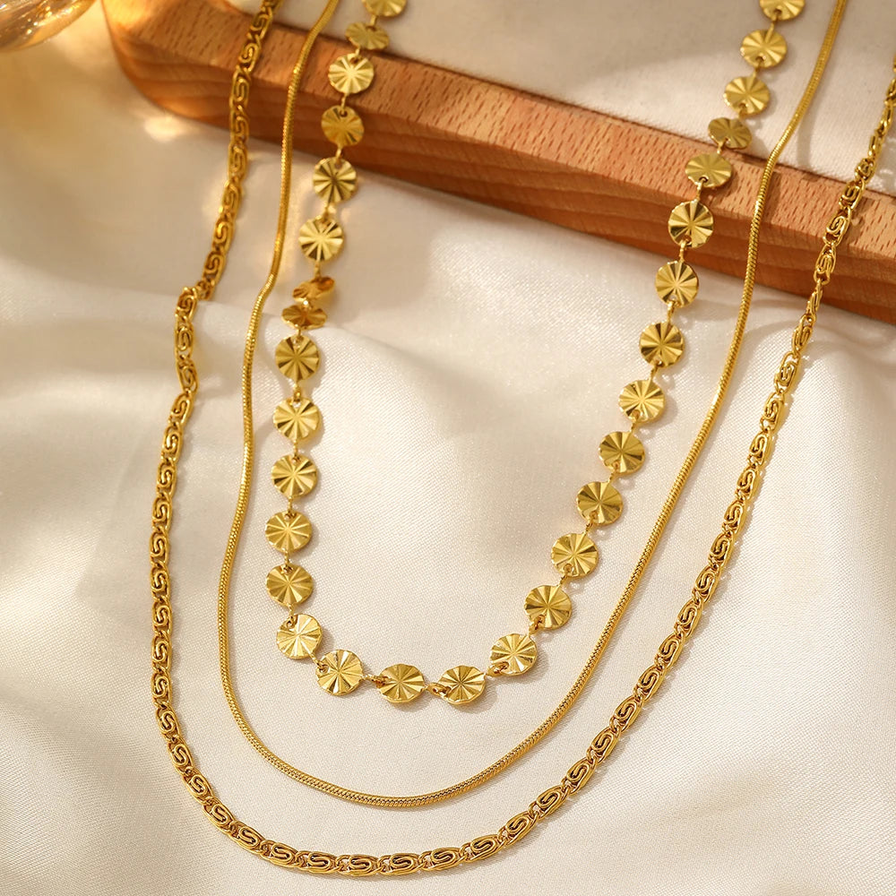 Collier Tendance en Acier Inoxydable : L'Élégance Bohème